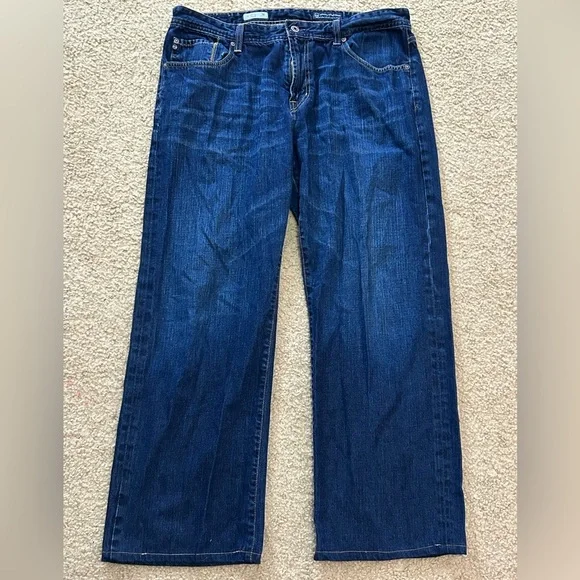 Adriano Goldschmied AG Jeans The Hero Mens Relaxed Fit Size 38x34 (38x30) USA - Picture 11 of 11